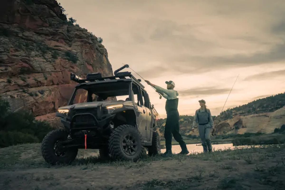 Polaris Rhino-Rack Fishing Rod & Ski Holder