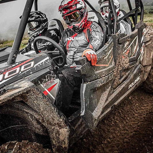Polaris RZR Lower Door Inserts - Black - 4-Seat