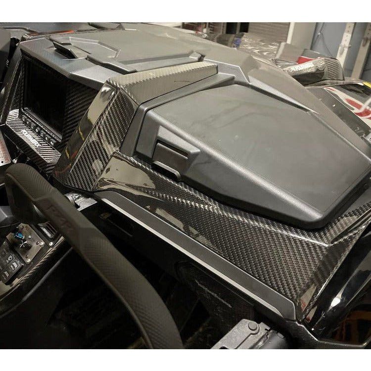 Polaris RZR Pro / Turbo R Carbon Fiber Dash Trim Kit (3-Piece)