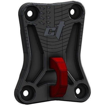 Polaris RZR Pro R / Turbo R Billet Radius Plate with Tow Ring