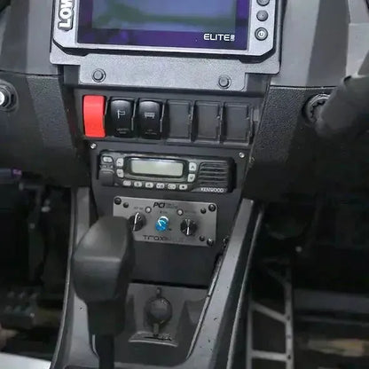 Polaris RZR Pro / Turbo R Vertical Radio / Intercom Bracket