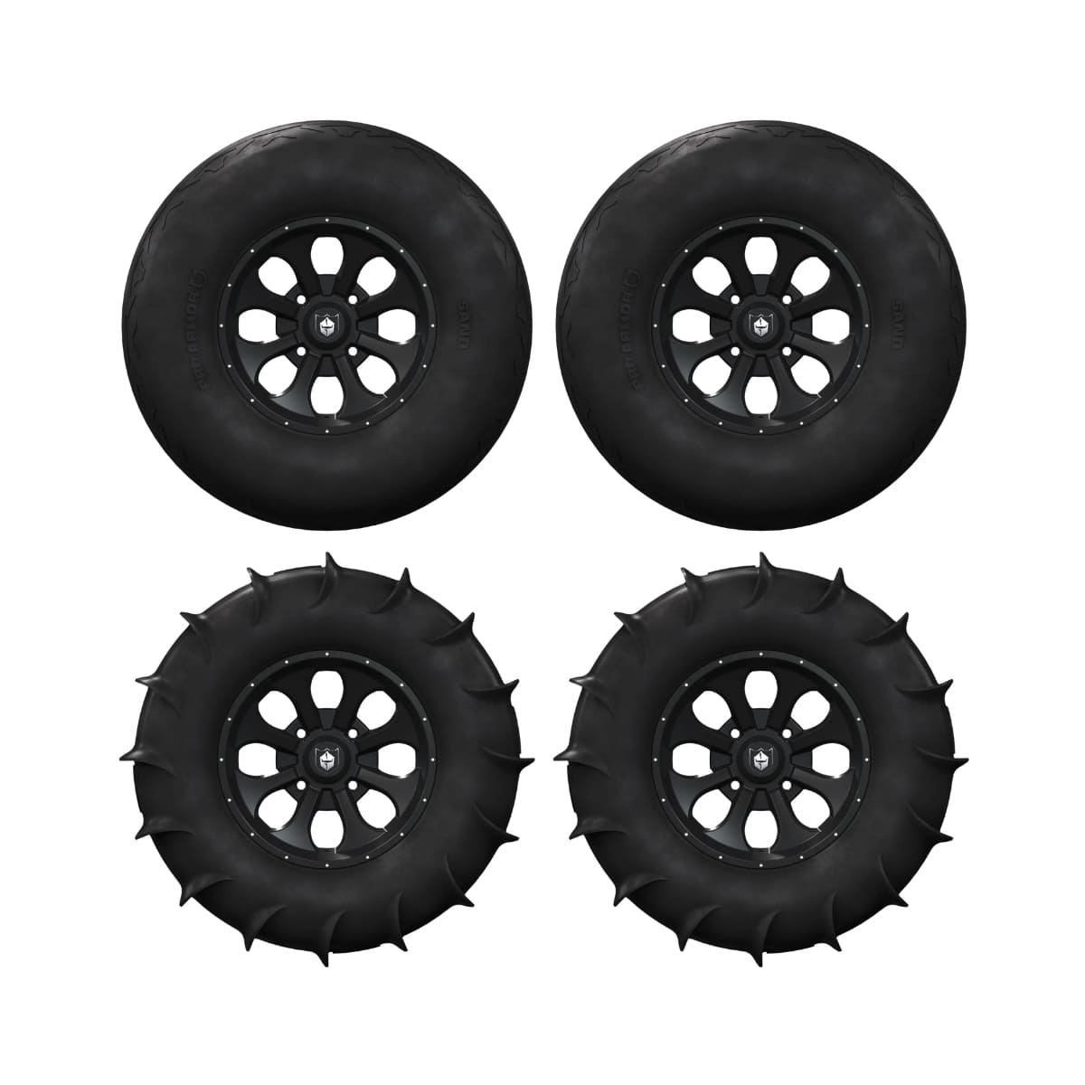 Polaris RZR Pro/Turbo Pro Armor Sand 16XT Wheel & Tire Set
