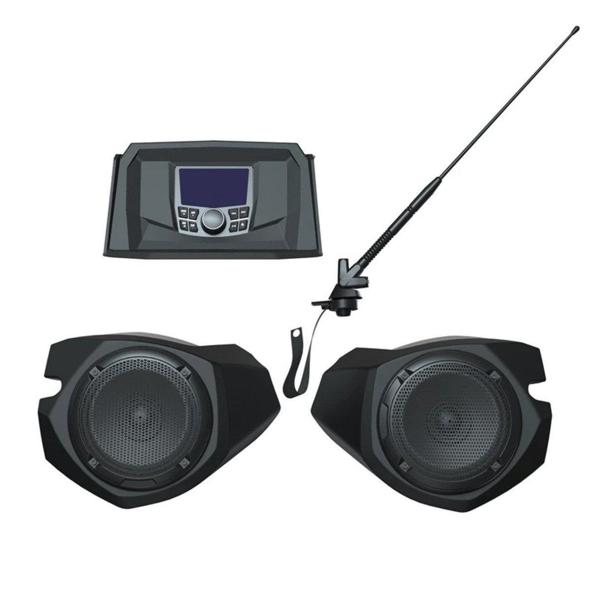 Polaris RZR PMX Audio Kit by Rockford Fosgate - Stage 1