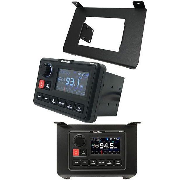 Polaris RZR Turbo S Stereo Head Unit Kit