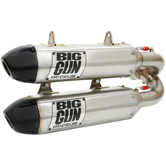 Polaris RZR XP 1000 (2014) Exo Stainless Dual Slip On Exhaust