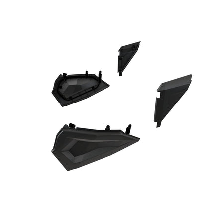 Polaris RZR XP 1000 Lower Half Door Inserts in Black - Two Count