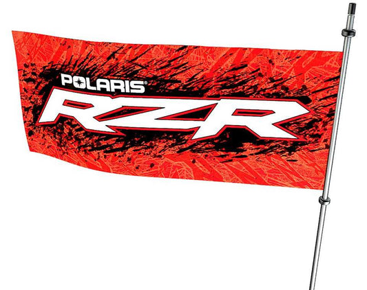 Polaris RZR Lock & Ride Whip Flag & Pole