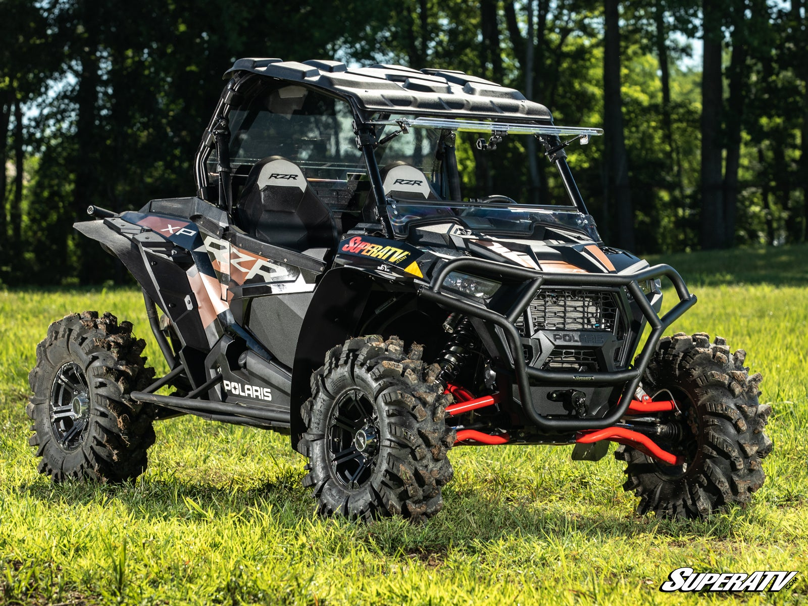 SuperATV Polaris RZR XP Turbo Front Bumper