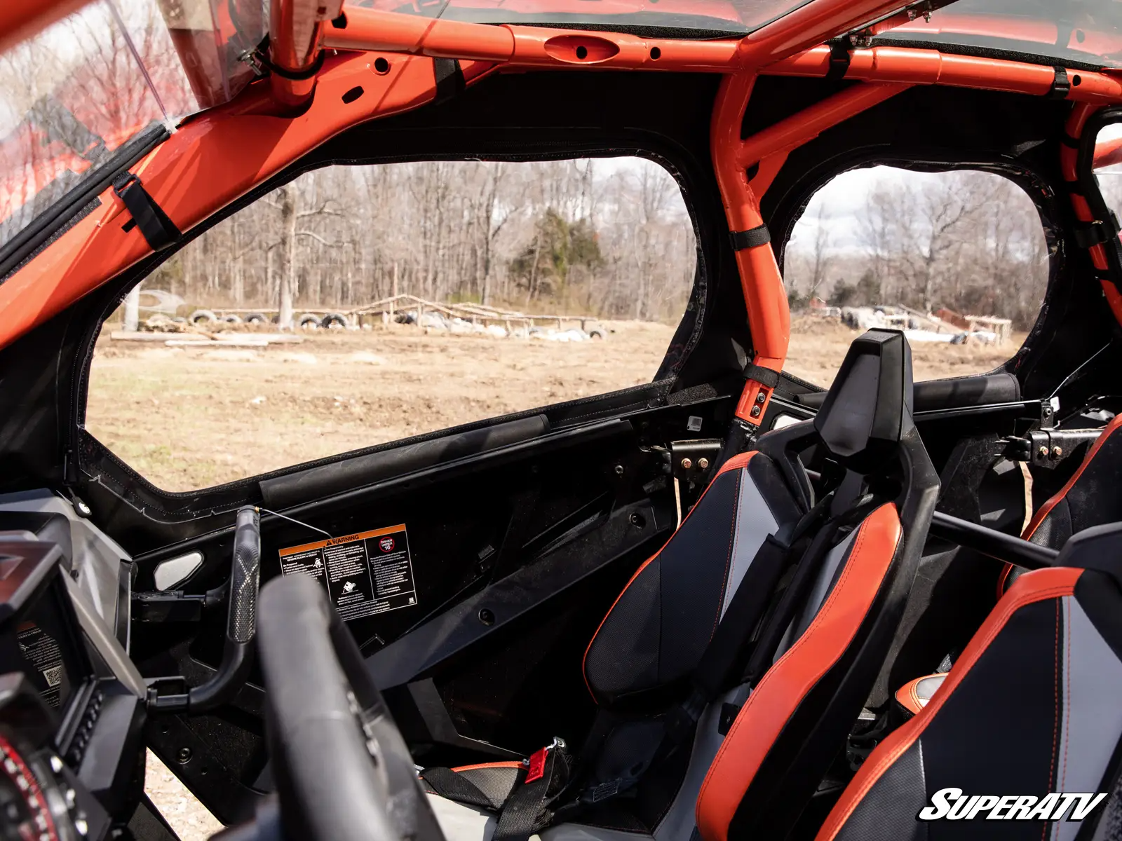 SuperATV Polaris RZR Pro R 4 Primal Soft Cab Enclosure Upper Doors