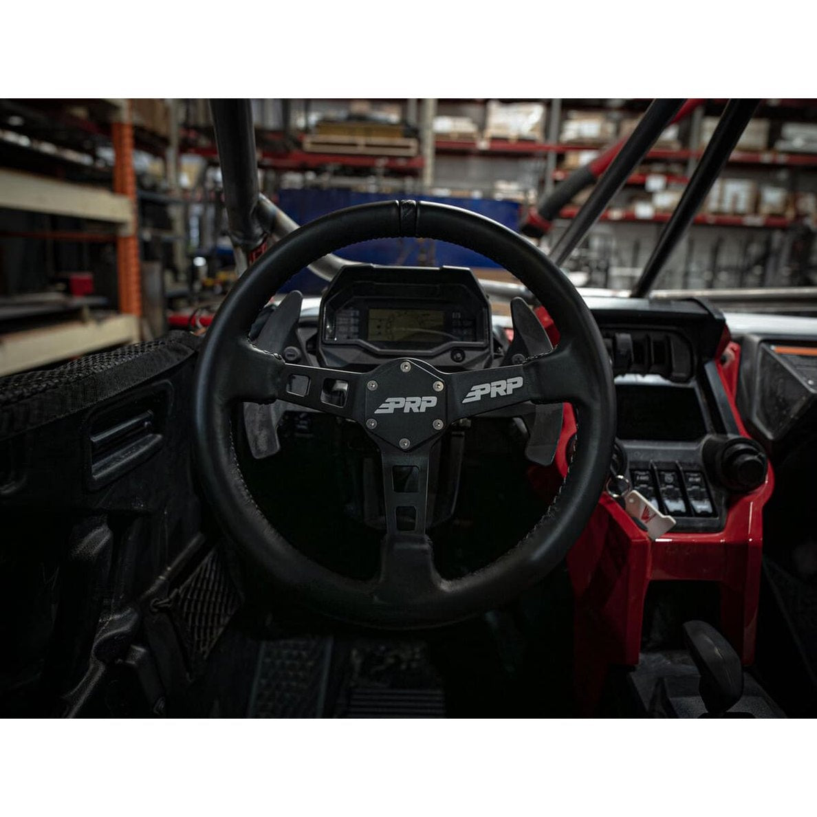 PRP Deep Dish Leather Steering Wheel
