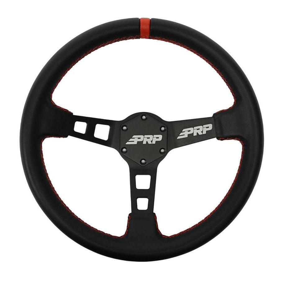PRP Deep Dish Leather Steering Wheel