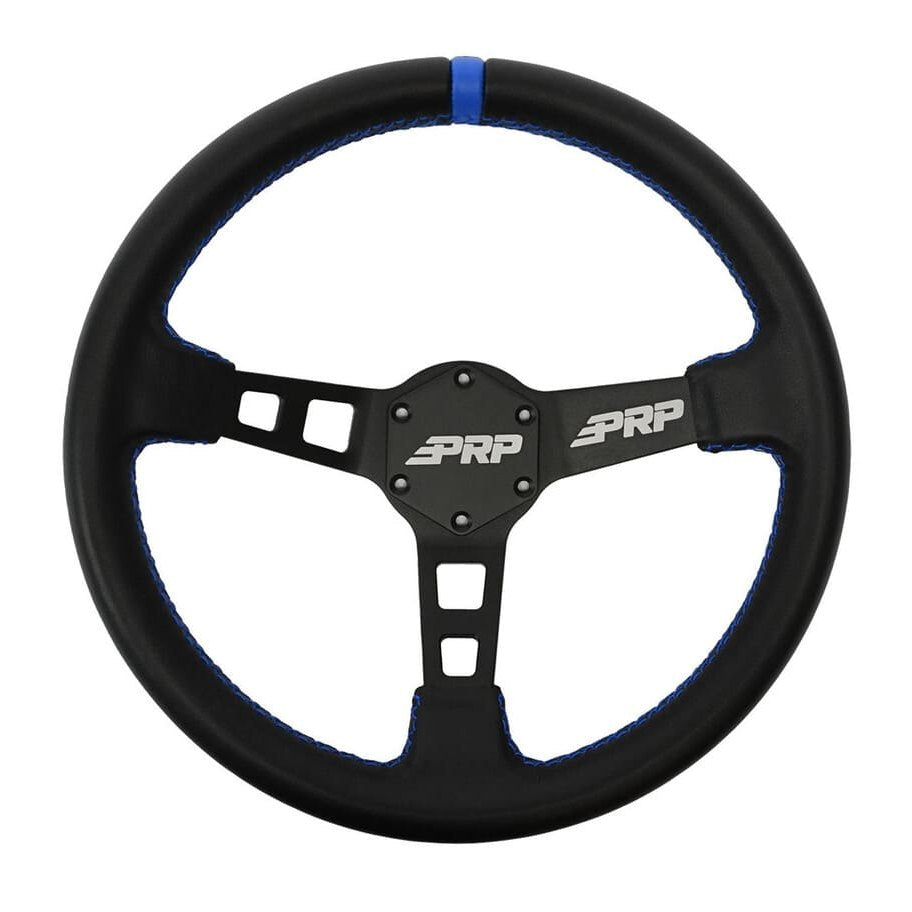 PRP Deep Dish Leather Steering Wheel