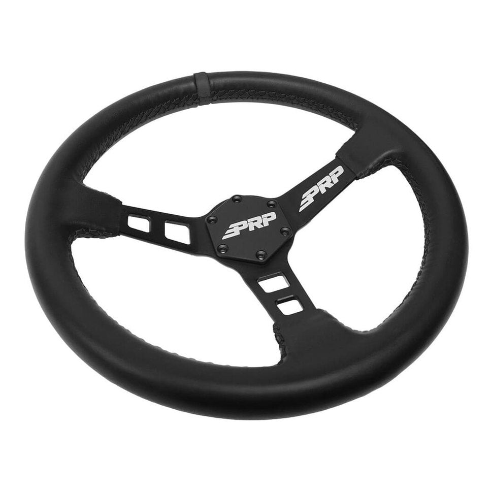 PRP Deep Dish Leather Steering Wheel