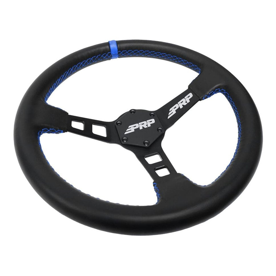 PRP Deep Dish Leather Steering Wheel