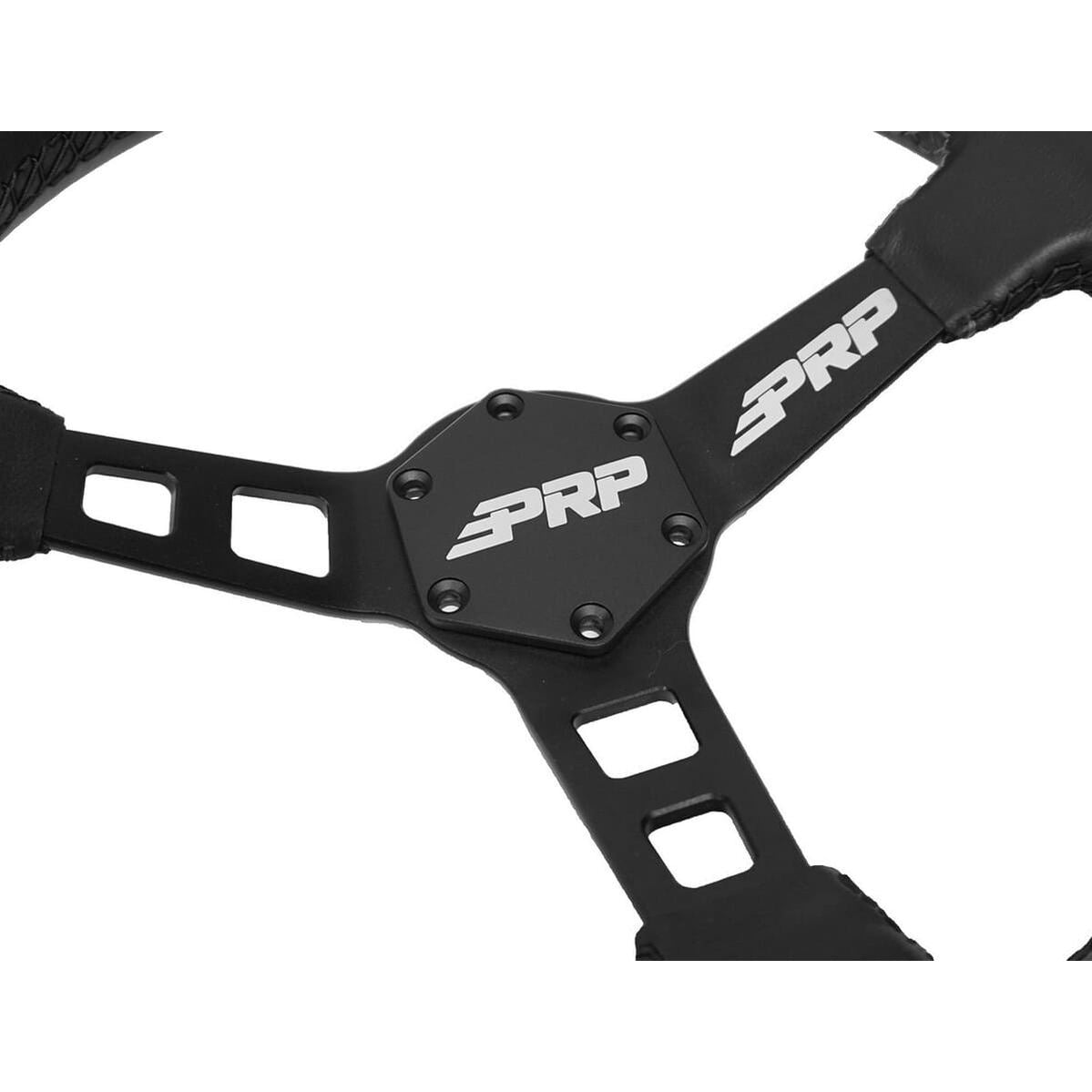 PRP Deep Dish Leather Steering Wheel