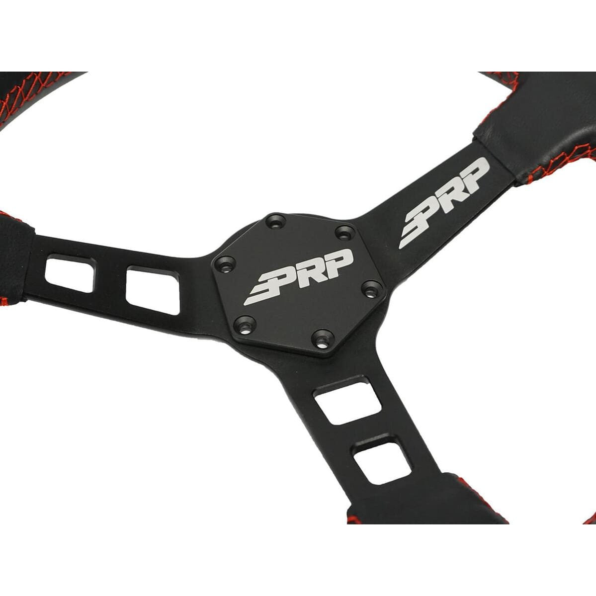 PRP Deep Dish Leather Steering Wheel