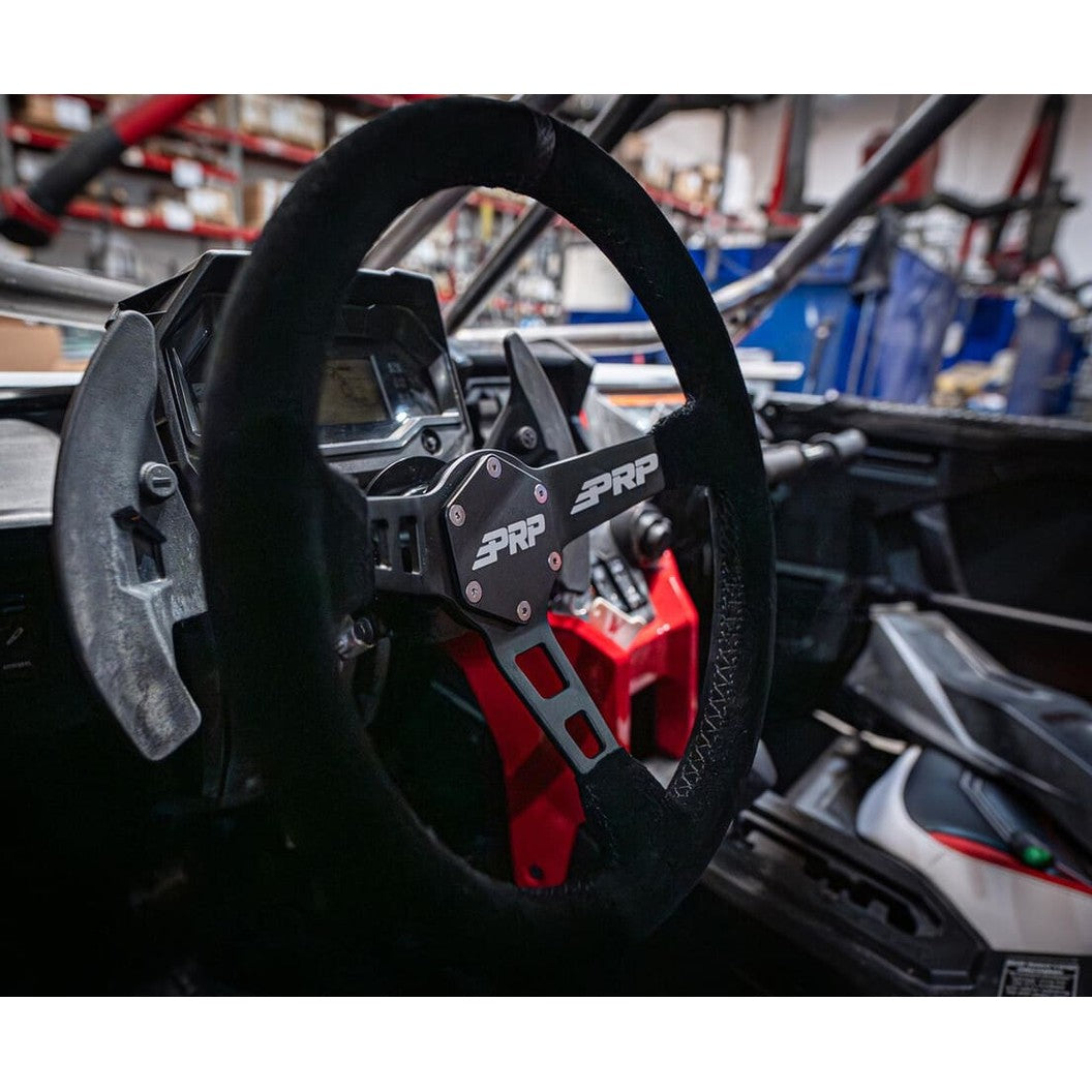 PRP Deep Dish Suede Steering Wheel