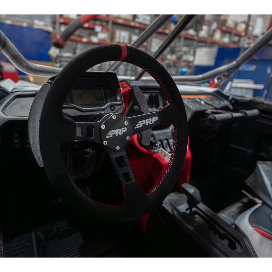 PRP Deep Dish Suede Steering Wheel
