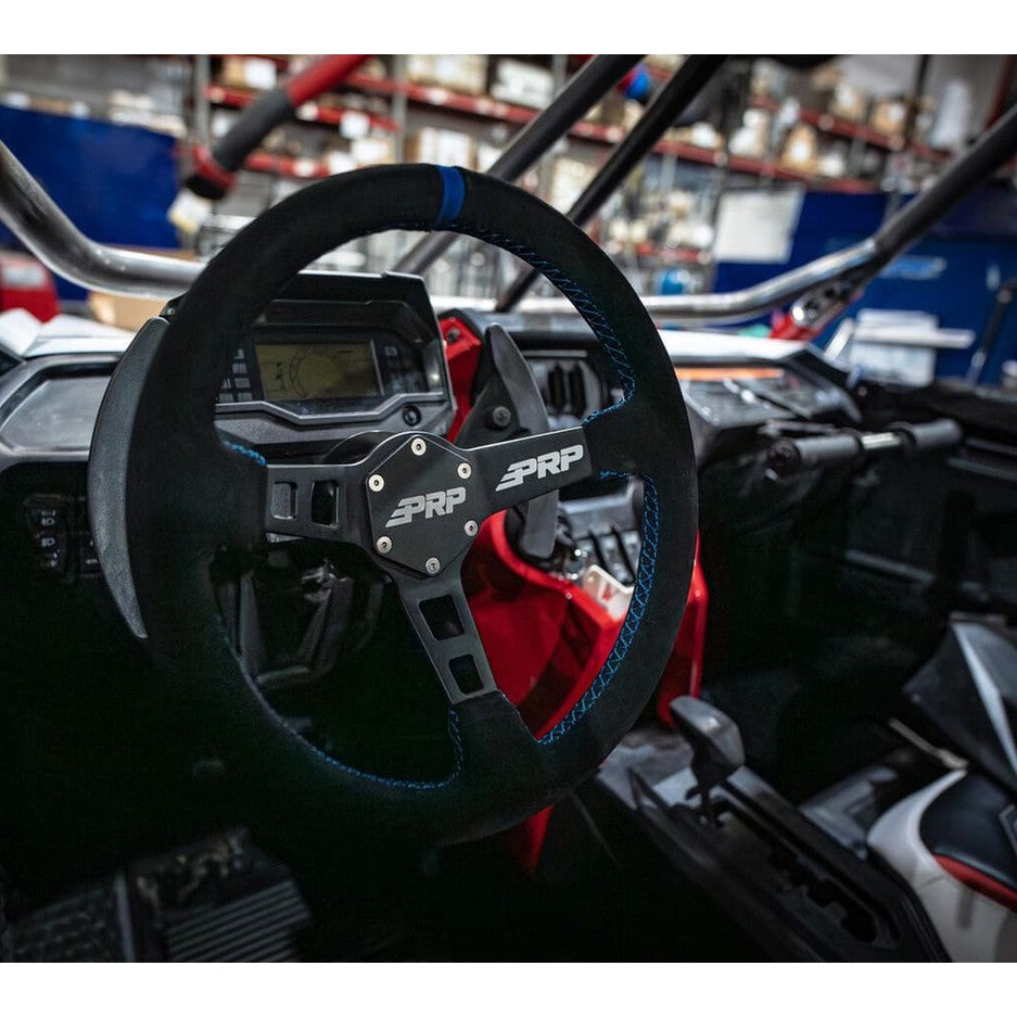 PRP Deep Dish Suede Steering Wheel