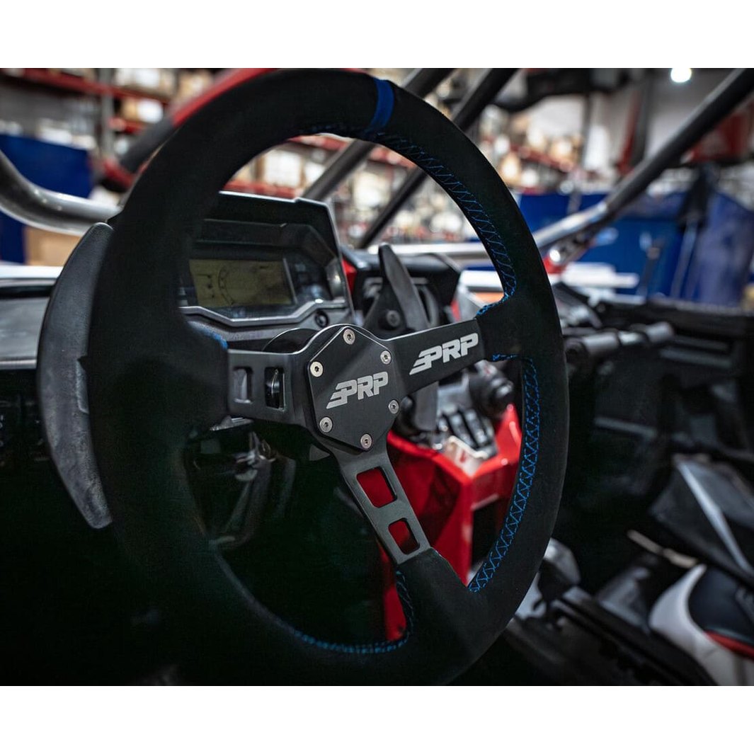PRP Deep Dish Suede Steering Wheel