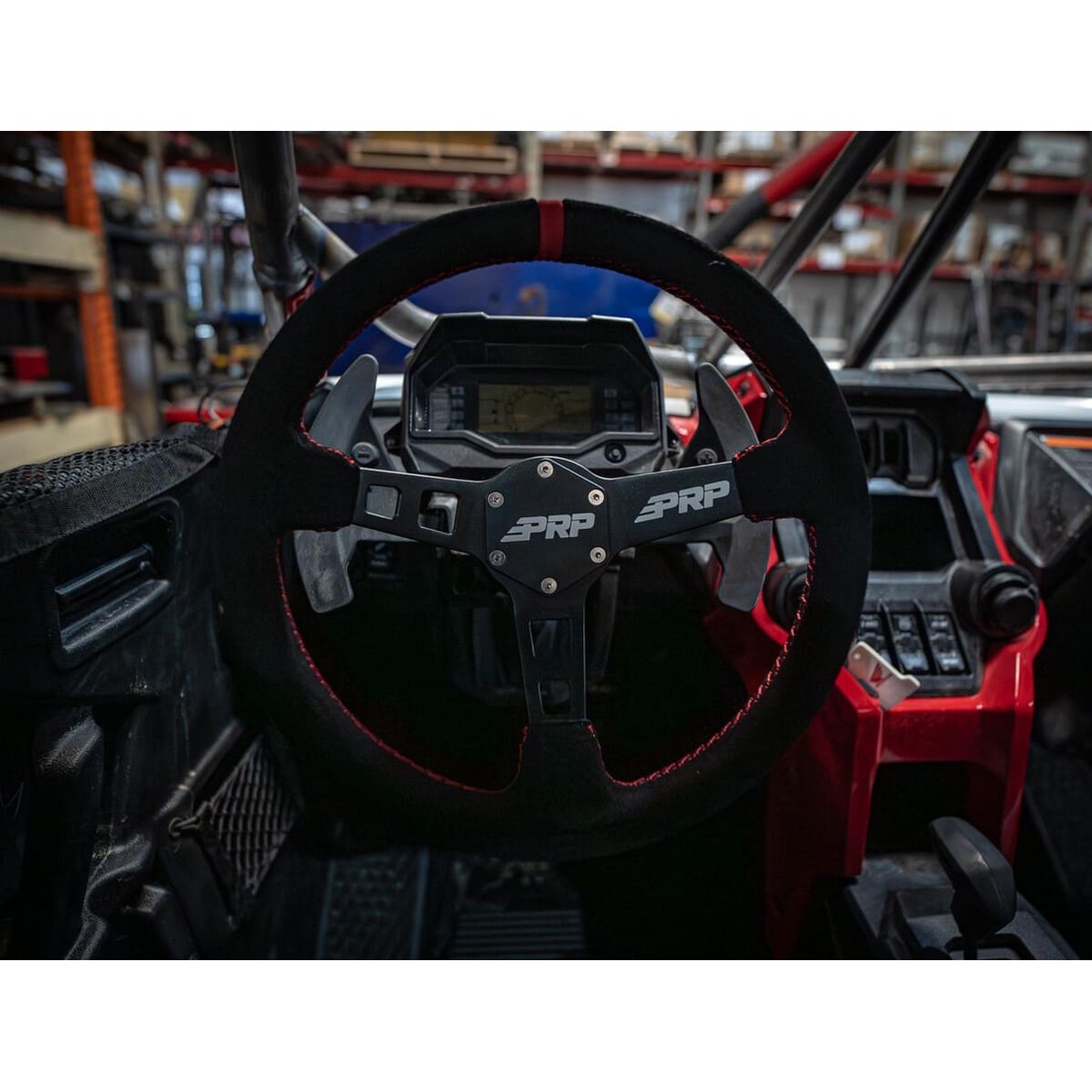PRP Deep Dish Suede Steering Wheel