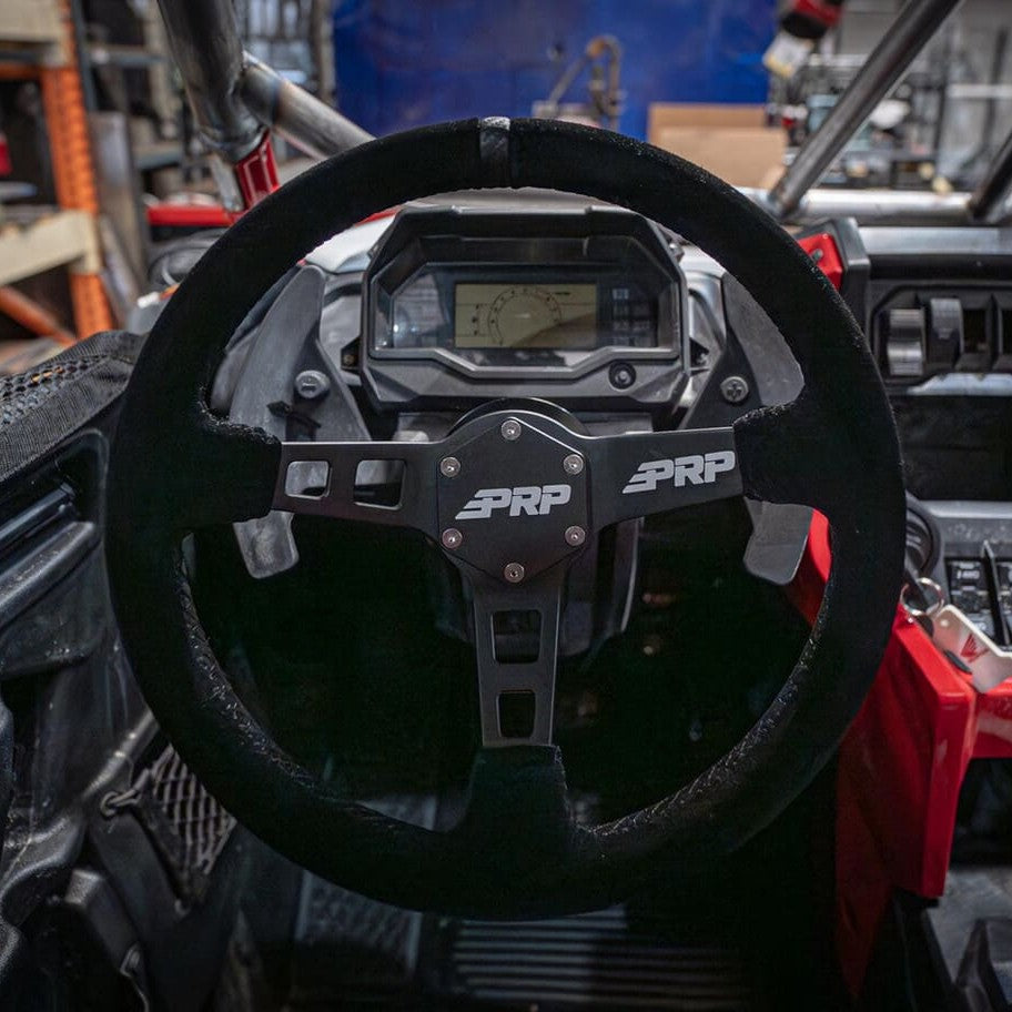 PRP Deep Dish Suede Steering Wheel