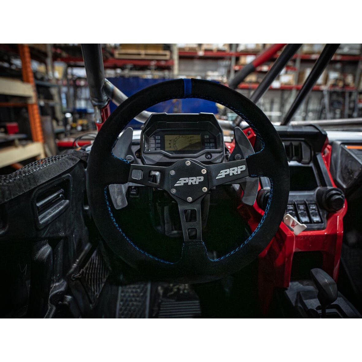 PRP Deep Dish Suede Steering Wheel