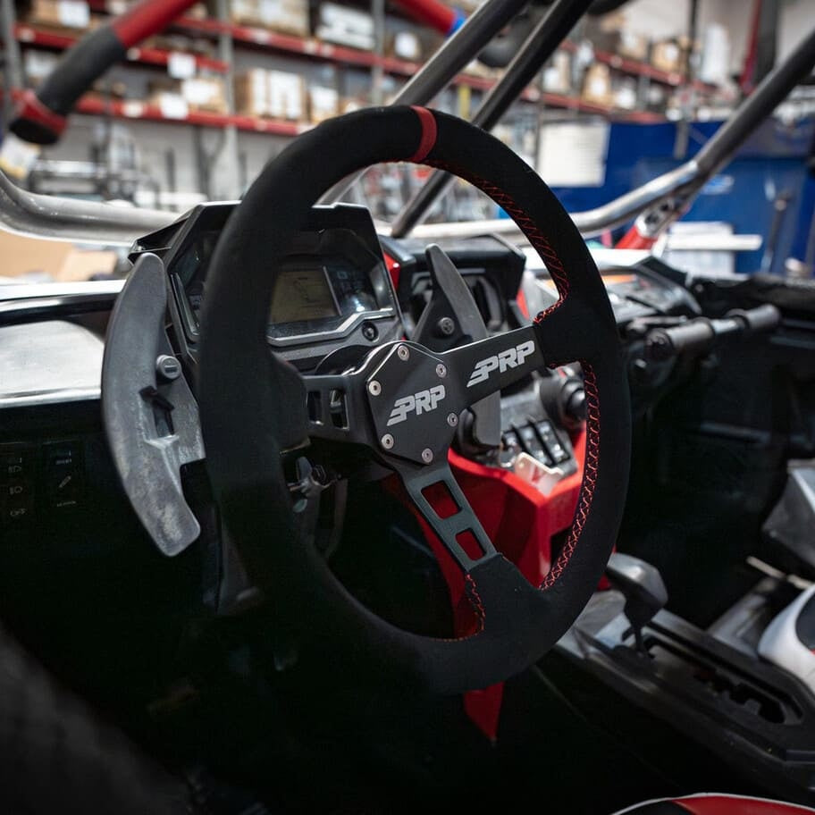 PRP Deep Dish Suede Steering Wheel