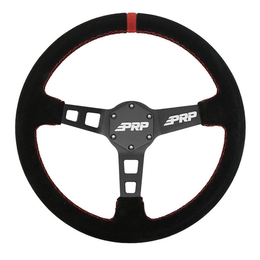 PRP Deep Dish Suede Steering Wheel