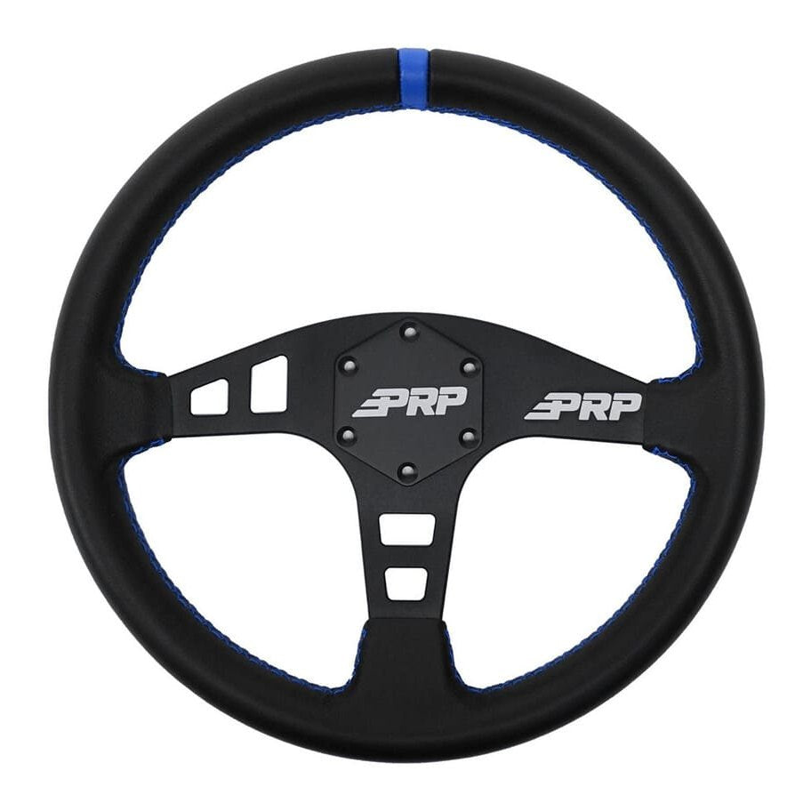 PRP Flat Leather Steering Wheel