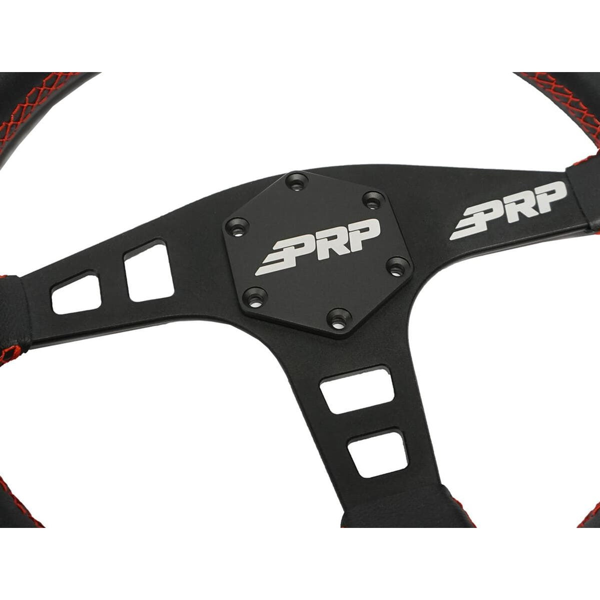 PRP Flat Leather Steering Wheel