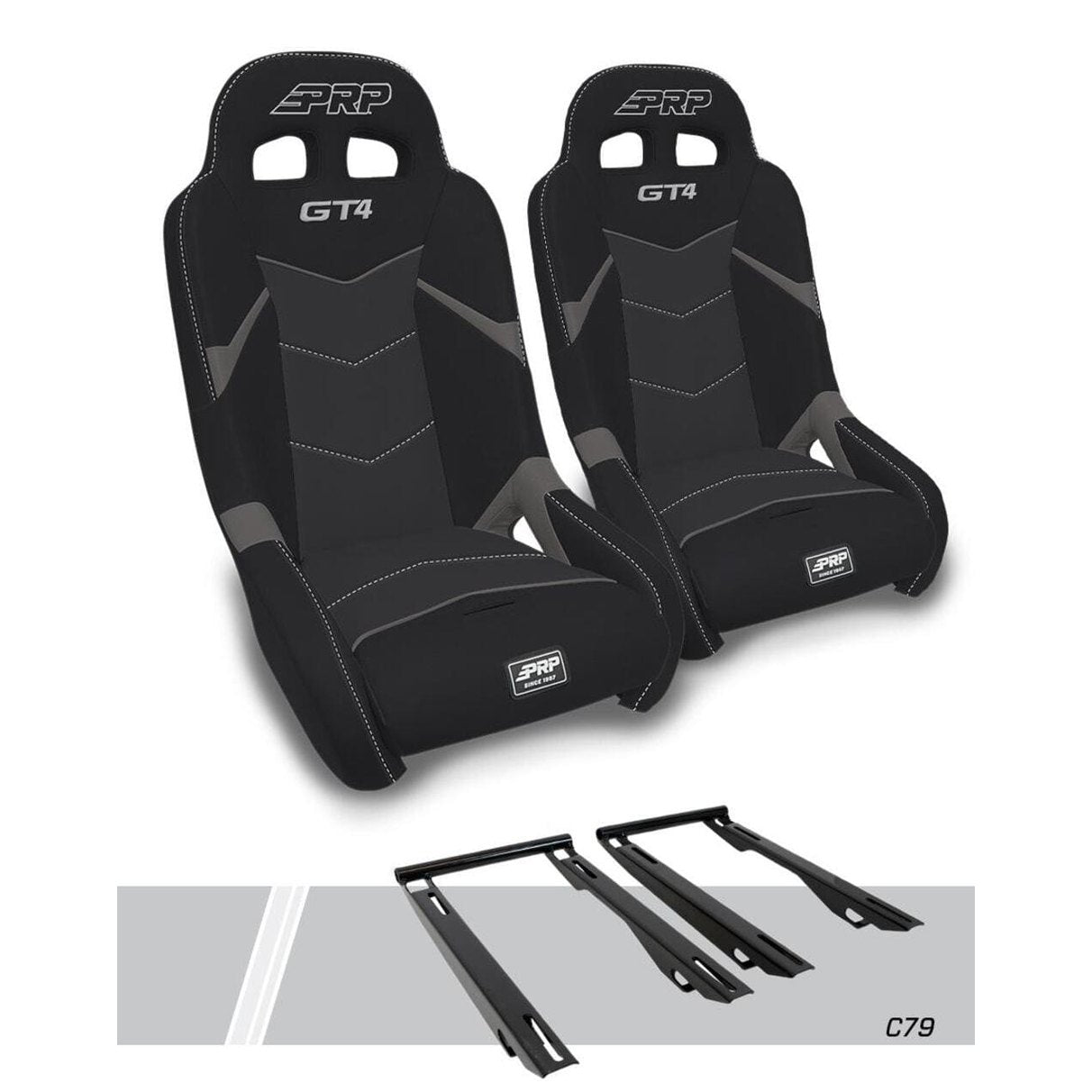 PRP Polaris RZR Pro XP GT4 Suspension Seats Kit - Pair