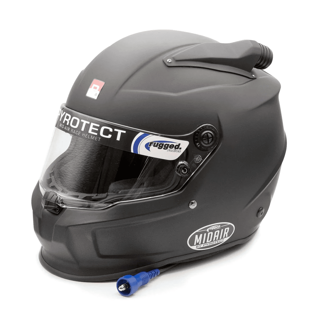 Rugged Radio's Pyrotect MIDAIR RACE Helmet Wired OFFROAD