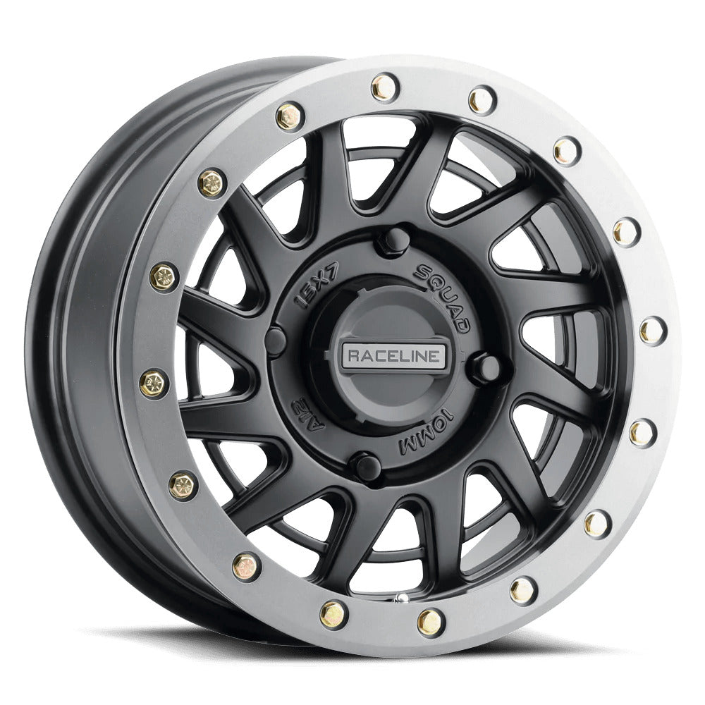 Raceline A12BG Satin Black Squad Beadlock & Maxxis Liberty Performance Off Road Wheel & Tire Kit