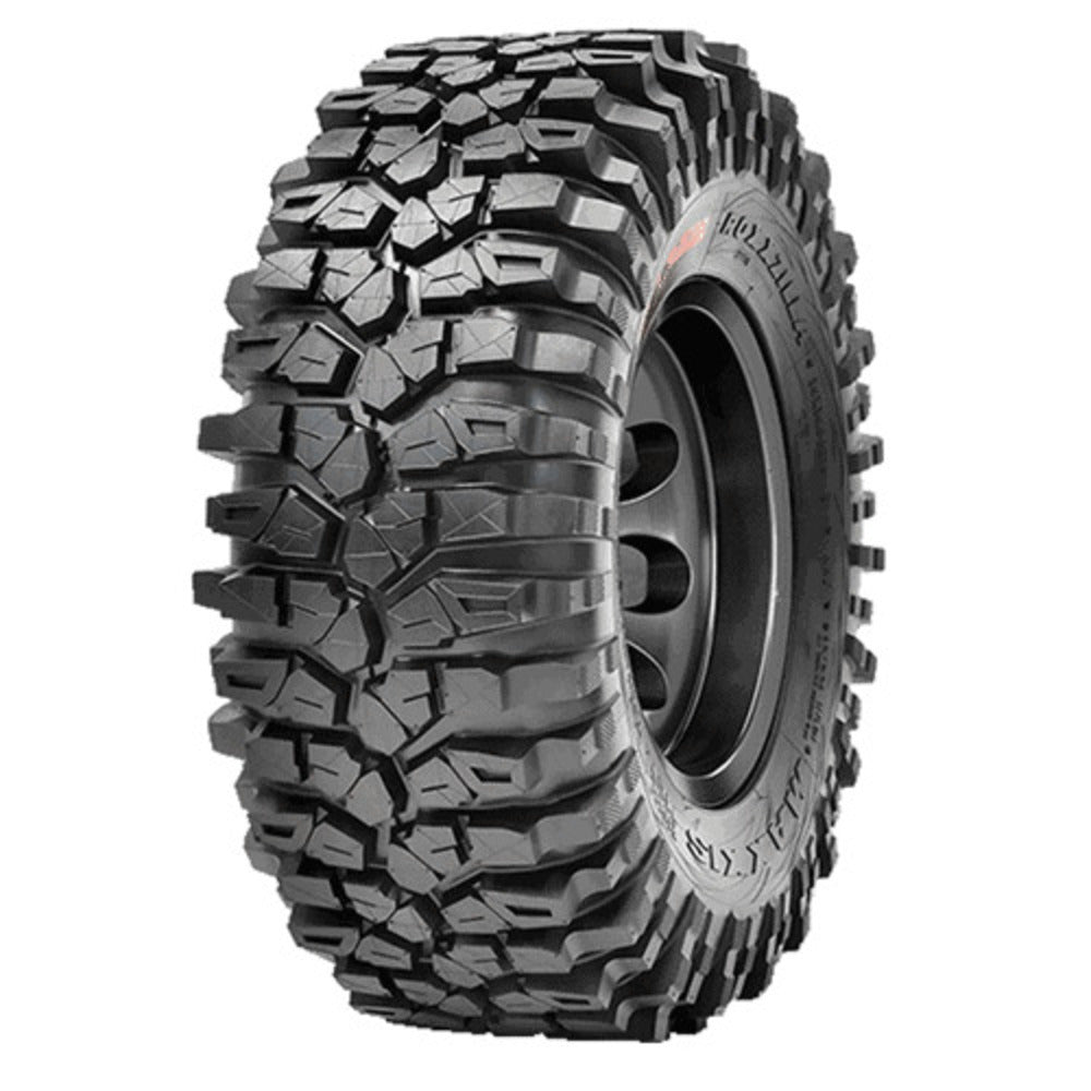 Raceline A13GB Gloss Black Omega & Maxxis Roxxzilla Radial Wheel & Tire Kit