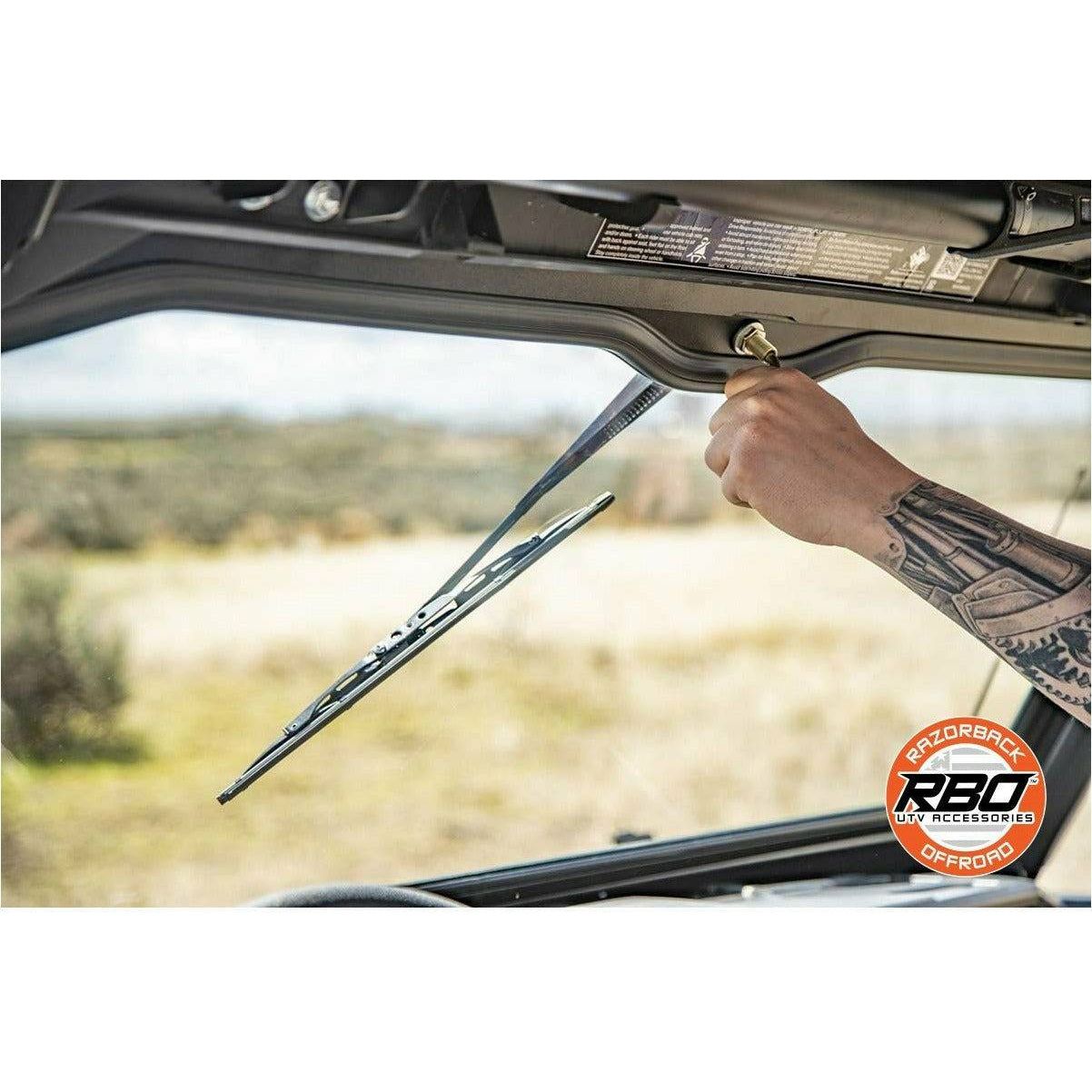 Polaris General Front Folding Windshield