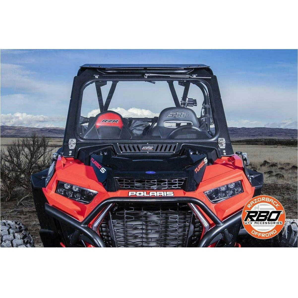 Polaris RZR Turbo S Folding Front Windshield
