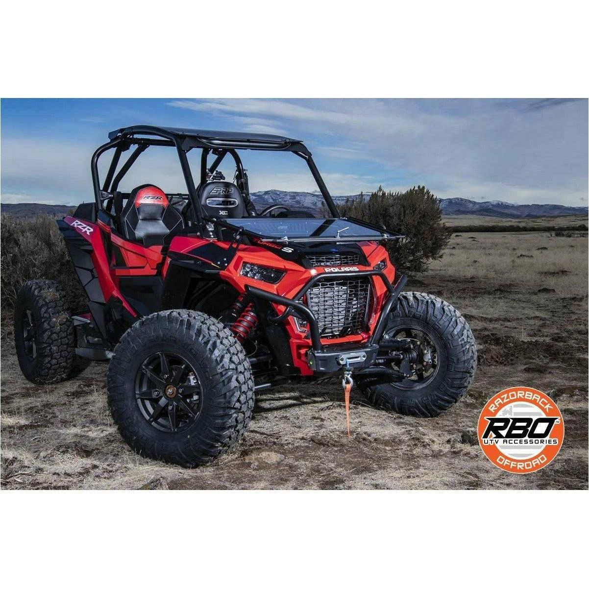 Polaris RZR Turbo S Folding Front Windshield