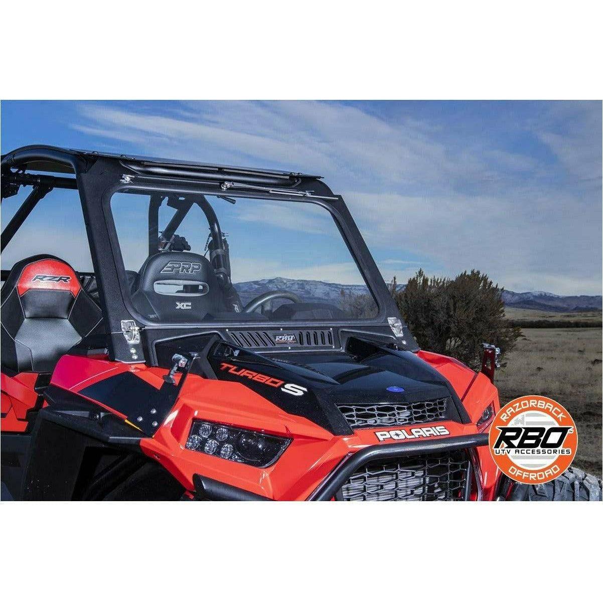 Polaris RZR Turbo S Folding Front Windshield