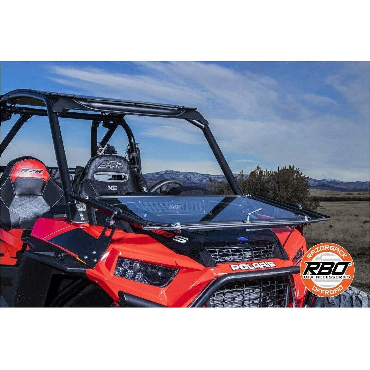 Polaris RZR Turbo S Folding Front Windshield