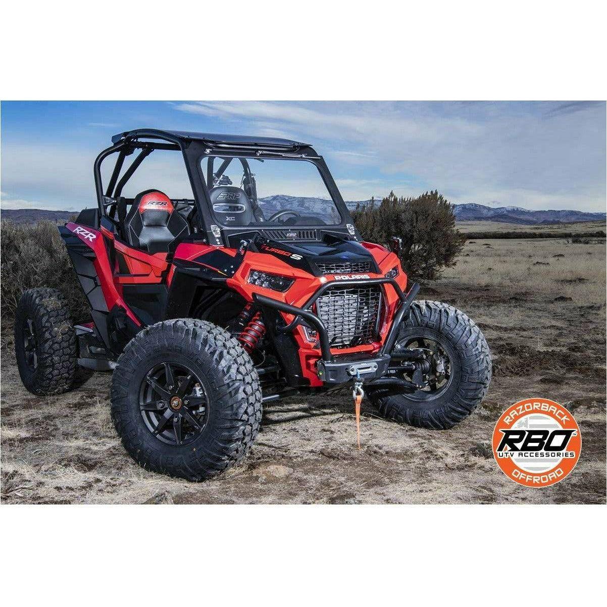 Polaris RZR Turbo S Folding Front Windshield