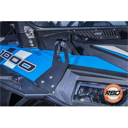 Polaris RZR (2019+) Vented Front Folding Windshield with Wiper