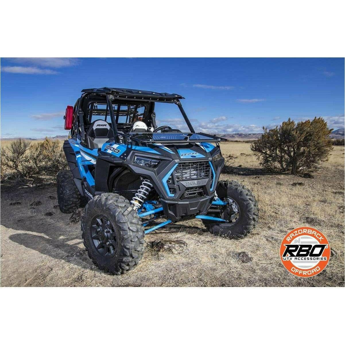 Polaris RZR (2019+) Vented Front Folding Windshield with Wiper