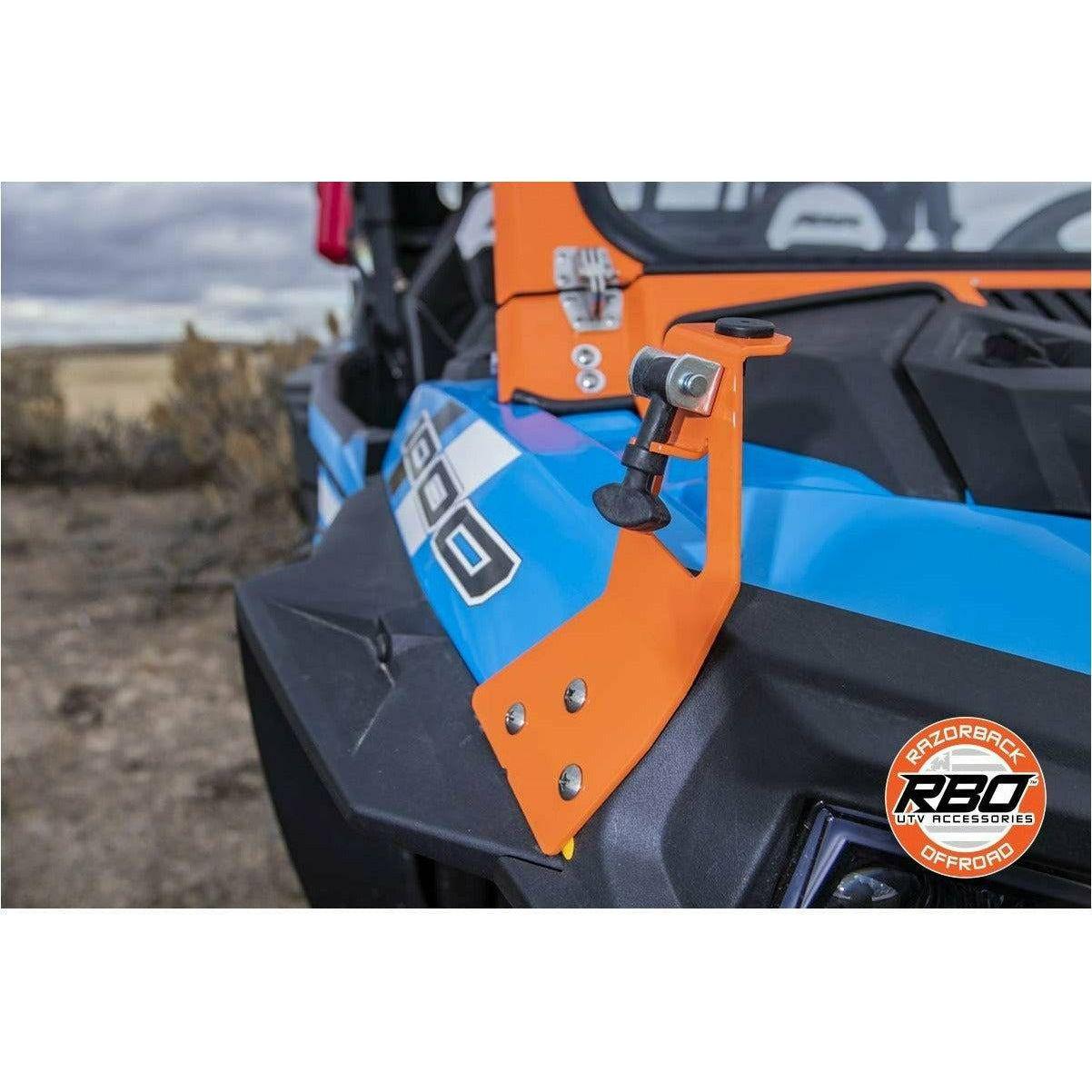 Polaris RZR (2019+) Vented Front Folding Windshield with Wiper