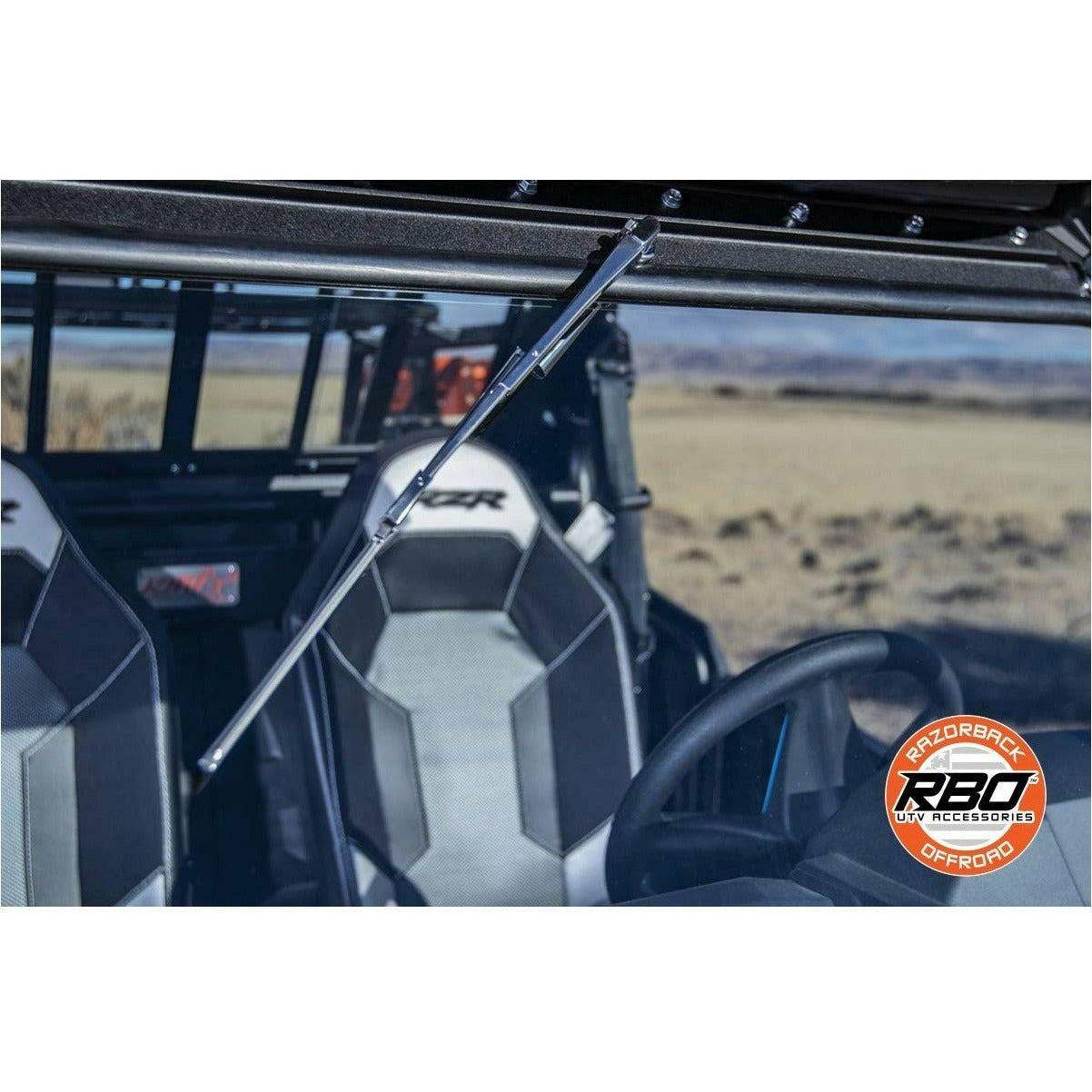 Polaris RZR (2019+) Vented Front Folding Windshield with Wiper