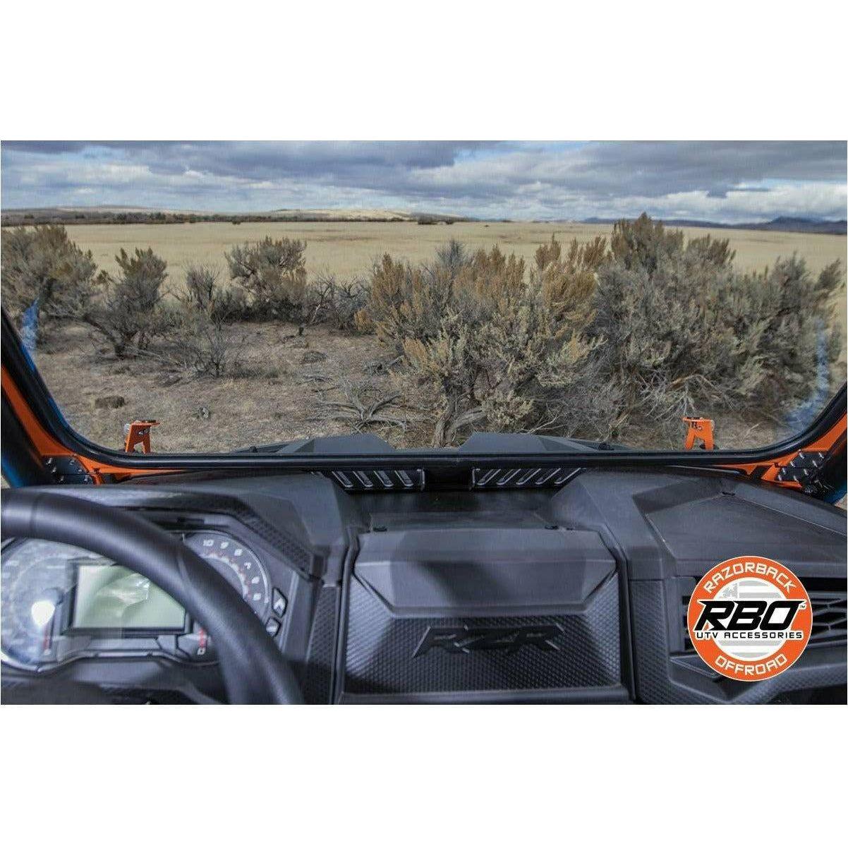 Polaris RZR (2019+) Vented Front Folding Windshield with Wiper