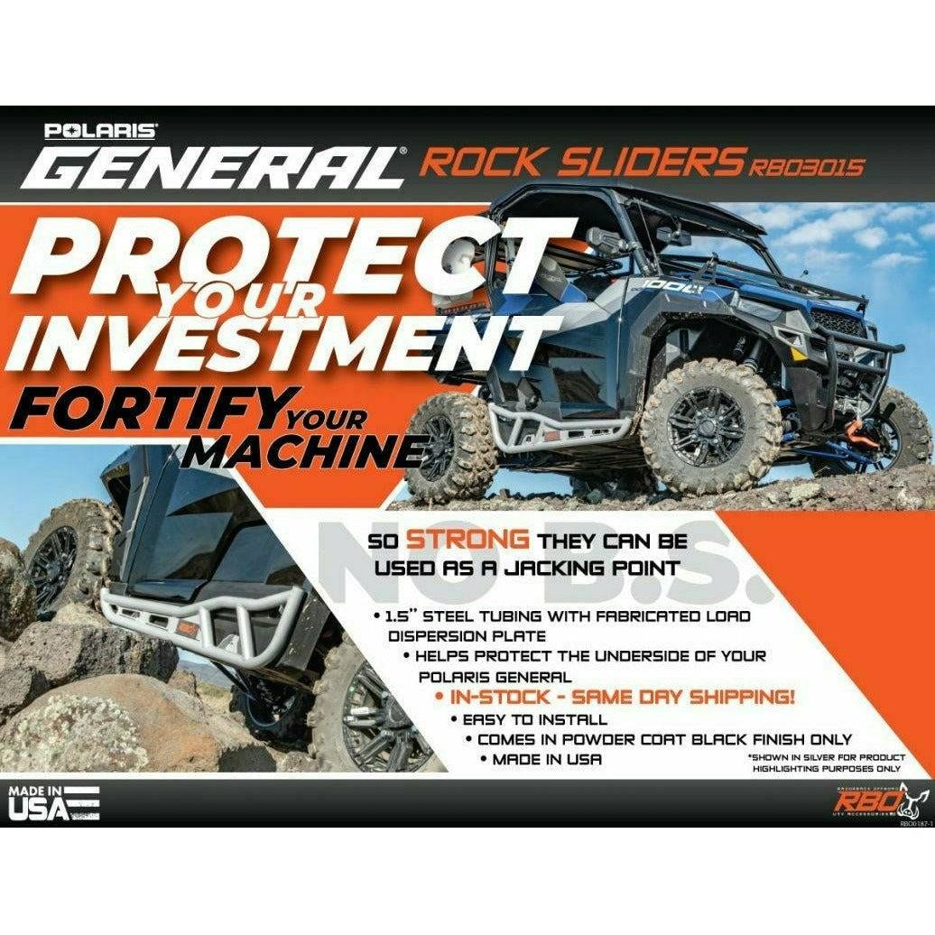 Polaris General 1000 Rock Sliders