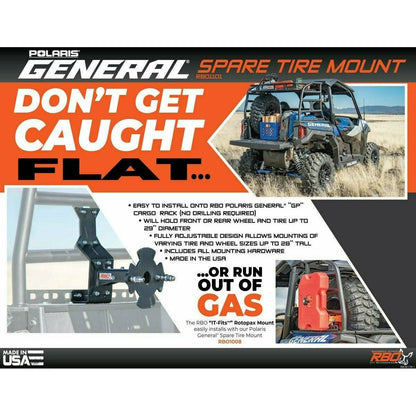 Polaris General Spare Tire Mount