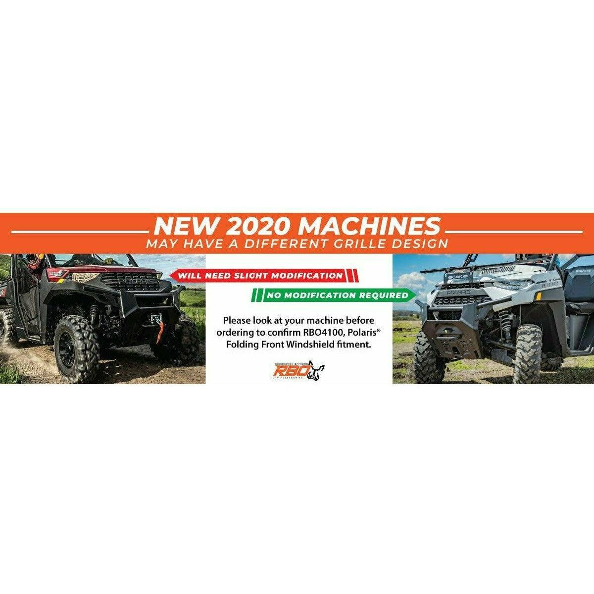 Polaris Ranger XP 1000 Glass Folding Windshield