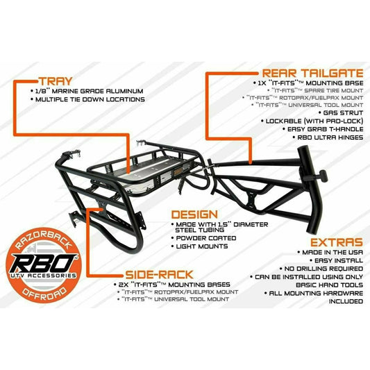 Polaris RZR 900 Expedition Rack (Jim Todd Edition)
